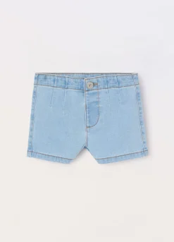 Blukids Shorts in denim misto cotone bambina- Jeans