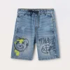 Blukids Shorts in denim misto cotone bambino-Bambino Jeans
