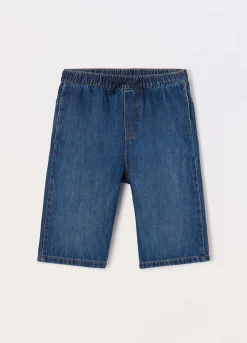 Blukids Shorts in denim misto cotone ragazzo- Jeans