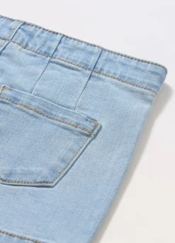 Blukids Shorts in denim misto cotone bambina- Jeans