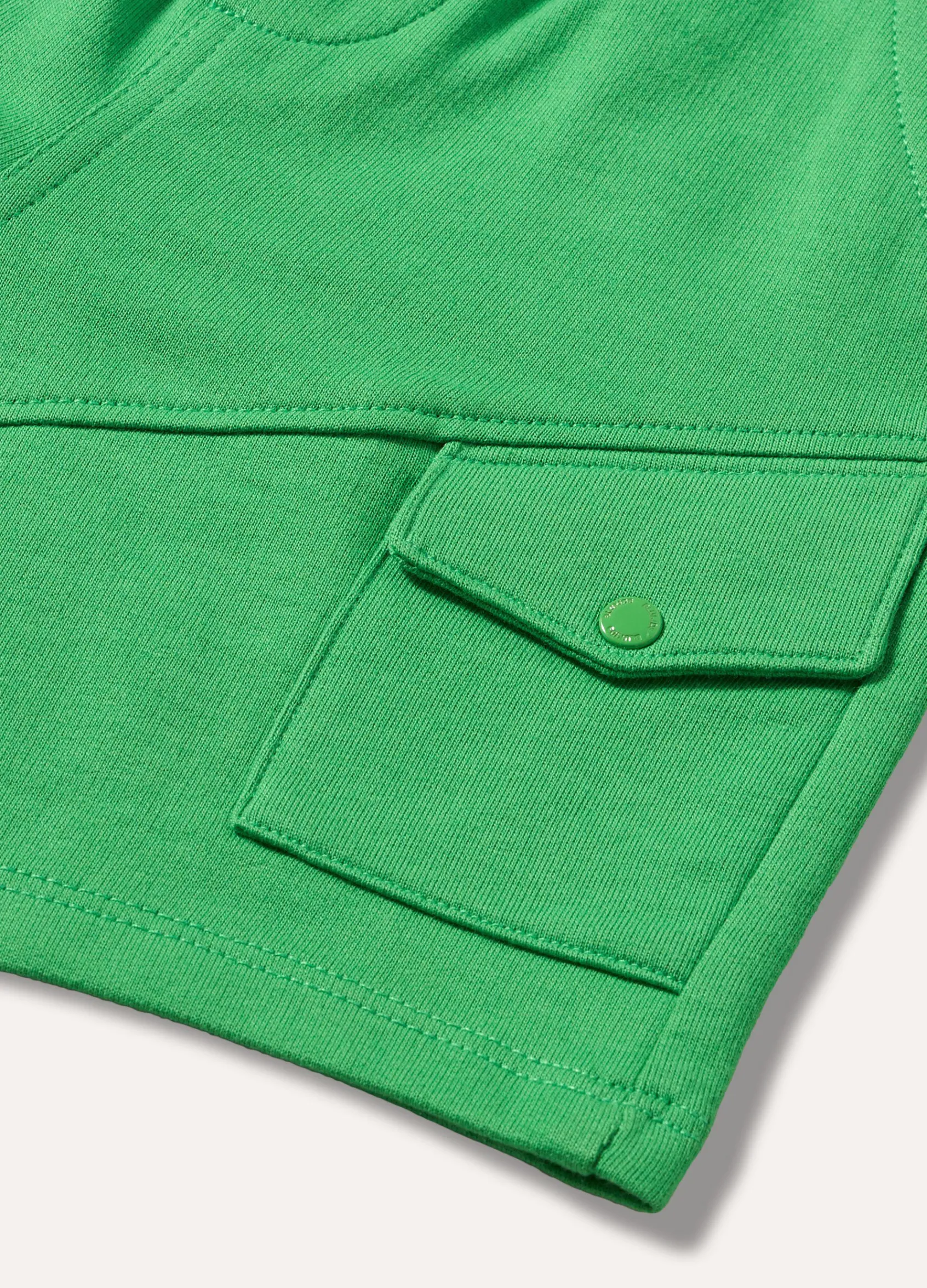 Blukids Shorts in felpa di puro cotone neonato- Pantaloni