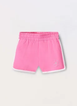 Blukids Shorts in french terry bambina- Pantaloni