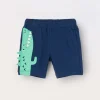 Blukids Shorts in french terry di puro cotone neonato- Pantaloni