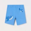 Blukids Shorts in french terry di puro cotone neonato- Pantaloni