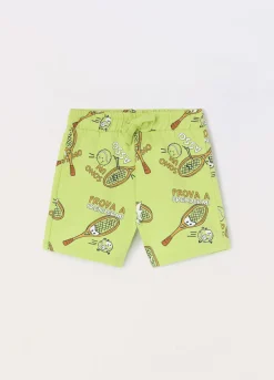 Blukids Shorts in french terry di puro cotone neonato- Pantaloni