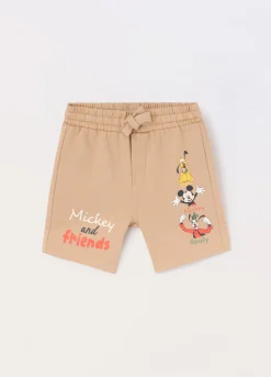 Blukids Shorts in french terry di puro cotone neonato- Pantaloni