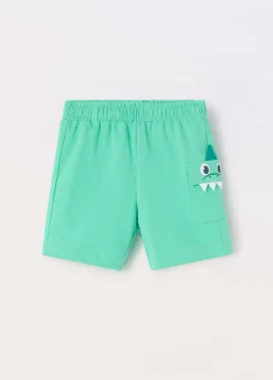 Blukids Shorts in french terry di puro cotone neonato- Pantaloni