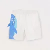 Blukids Shorts in french terry di puro cotone neonato- Pantaloni