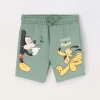Blukids Shorts in french terry di puro cotone neonato- Pantaloni