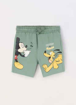 Blukids Shorts in french terry di puro cotone neonato- Pantaloni