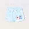 Blukids Shorts in french terry di misto cotone bambina- Pantaloni