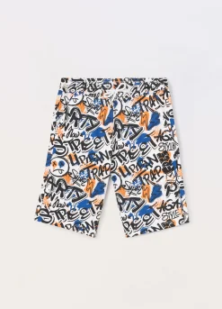 Blukids Shorts in french terry di puro cotone ragazzo- Pantaloni