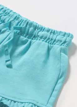 Blukids Shorts in french terry di puro cotone neonata- Pantaloni