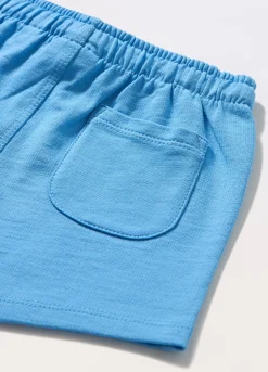 Blukids Shorts in french terry di puro cotone neonato- Pantaloni