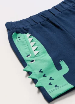 Blukids Shorts in french terry di puro cotone neonato- Pantaloni