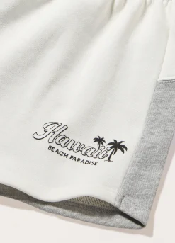 Blukids Shorts in french terry di puro cotone ragazza- Pantaloni