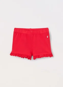 Blukids Shorts in jersey di cotone stretch neonata- Pantaloni
