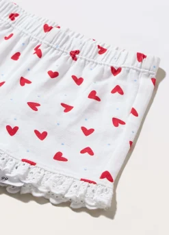 Blukids Shorts in jersey di cotone stretch neonata- Pantaloni