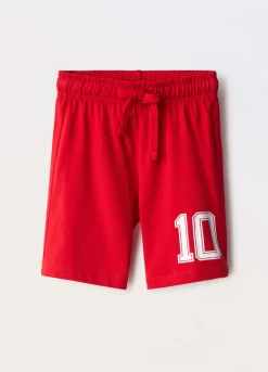 Blukids Shorts in jersey di puro cotone bambino-Bambino Pantaloni