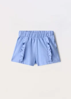 Blukids Shorts in jersey di puro cotone neonata- Pantaloni