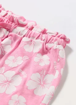 Blukids Shorts in jersey di puro cotone bambina- Pantaloni