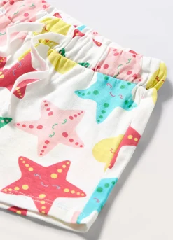 Blukids Shorts in jersey di puro cotone neonata- Pantaloni