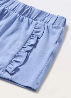 Blukids Shorts in jersey di puro cotone neonata- Pantaloni