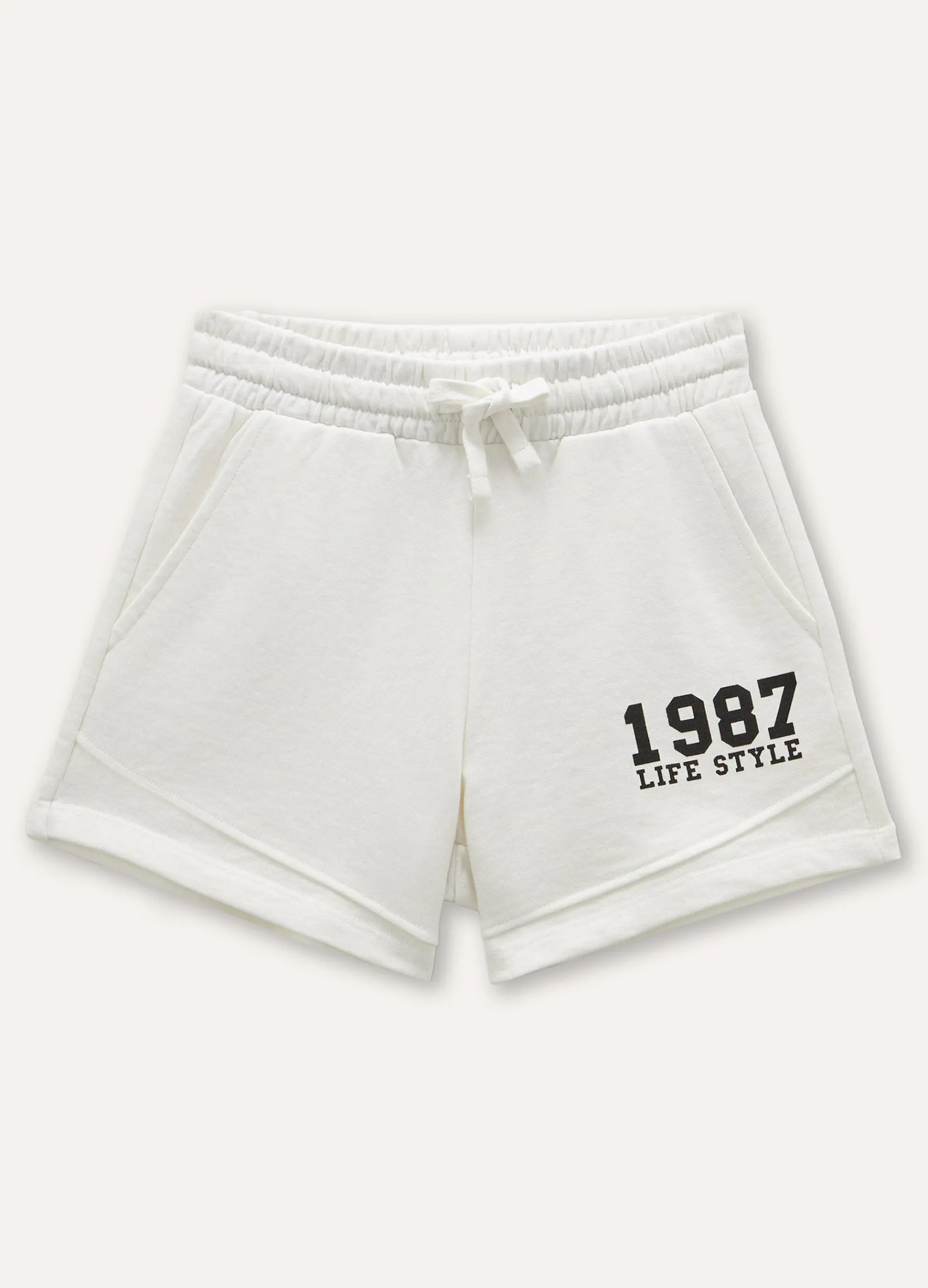 Blukids Shorts in misto cotone ragazza- Pantaloni