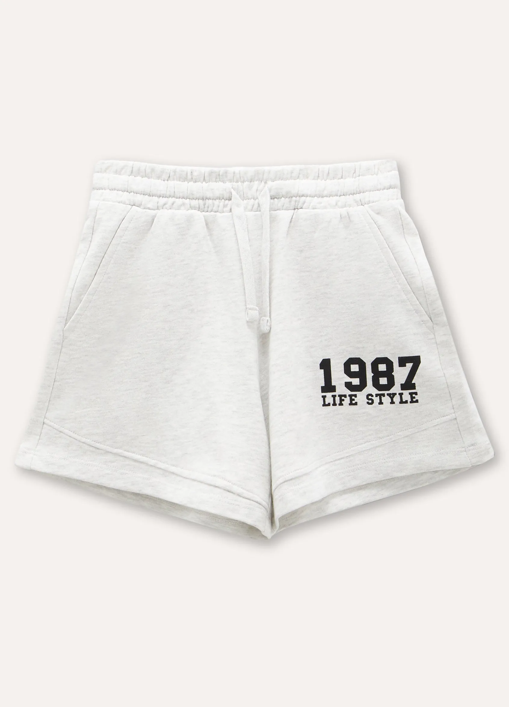 Blukids Shorts in misto cotone ragazza- Pantaloni
