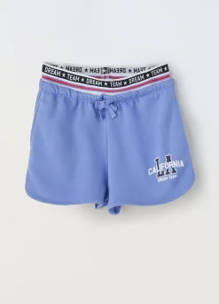 Blukids Shorts in misto cotone ragazza- Pantaloni