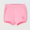 Blukids Shorts in misto cotone stretch neonata- Pantaloni