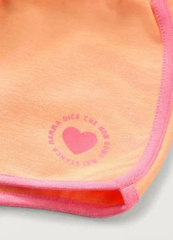Blukids Shorts in misto cotone stretch neonata- Pantaloni