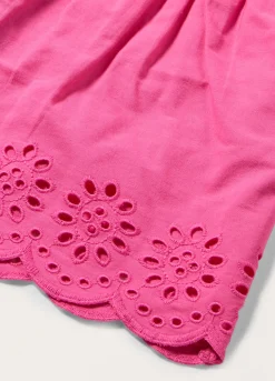 Blukids Shorts in popeline di puro cotone bambina- Pantaloni