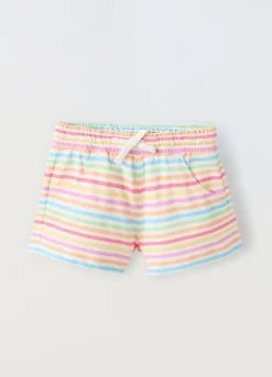 Blukids Shorts in puro cotone bambina- Pantaloni