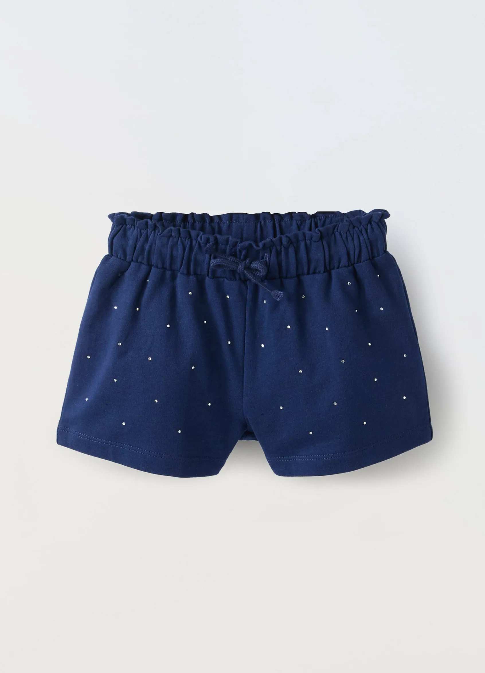 Blukids Shorts in puro cotone bambina- Pantaloni