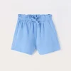Blukids Shorts in puro cotone bambina- Pantaloni