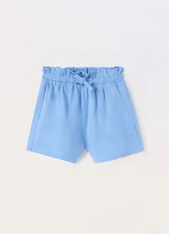 Blukids Shorts in puro cotone bambina- Pantaloni