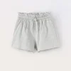 Blukids Shorts in puro cotone bambina- Pantaloni