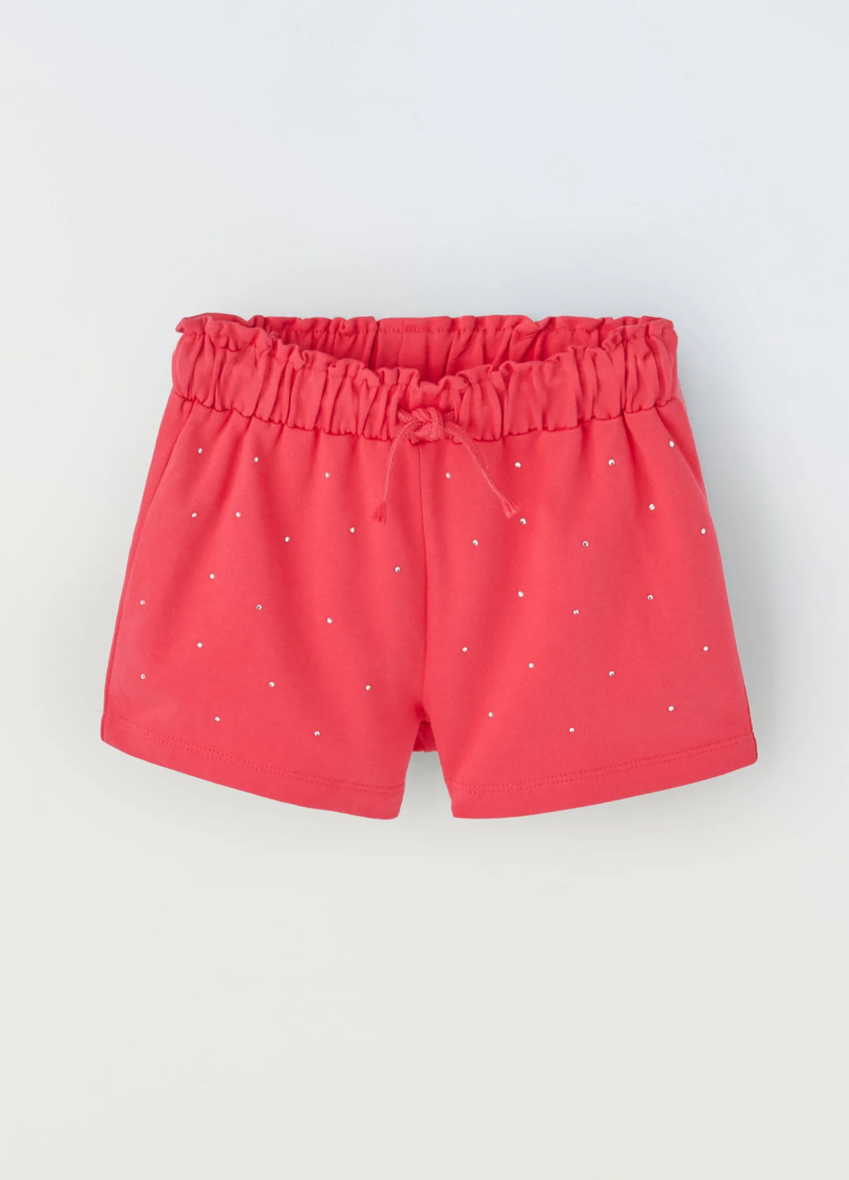 Blukids Shorts in puro cotone bambina- Pantaloni