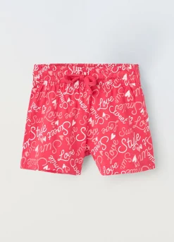 Blukids Shorts in puro cotone bambina- Pantaloni