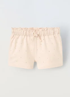 Blukids Shorts in puro cotone bambina- Pantaloni