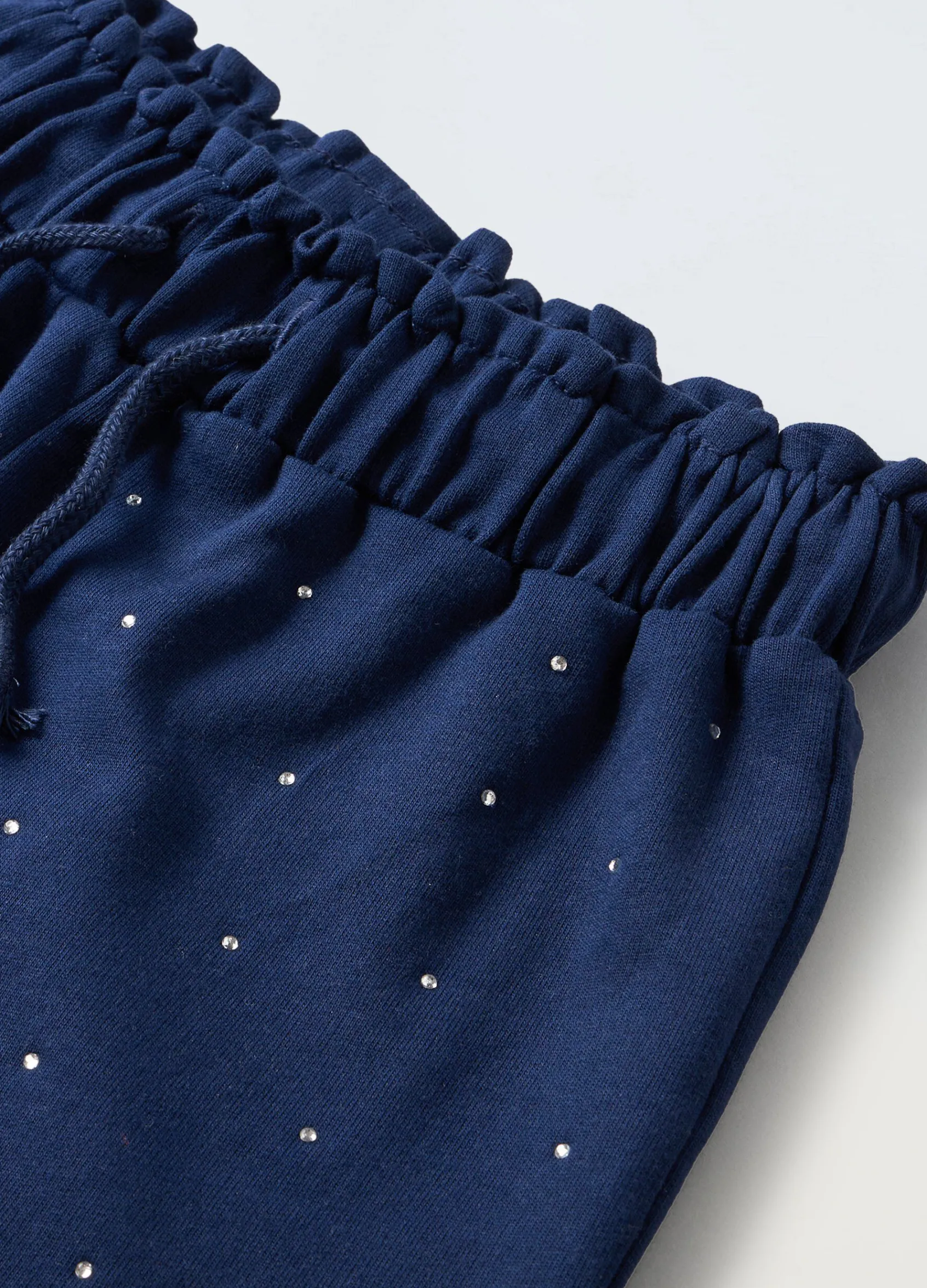 Blukids Shorts in puro cotone bambina- Pantaloni