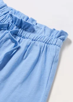 Blukids Shorts in puro cotone bambina- Pantaloni