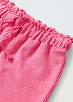 Blukids Shorts in puro cotone bambina- Pantaloni