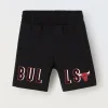 Blukids Shorts in puro cotone NBA neonato- Pantaloni