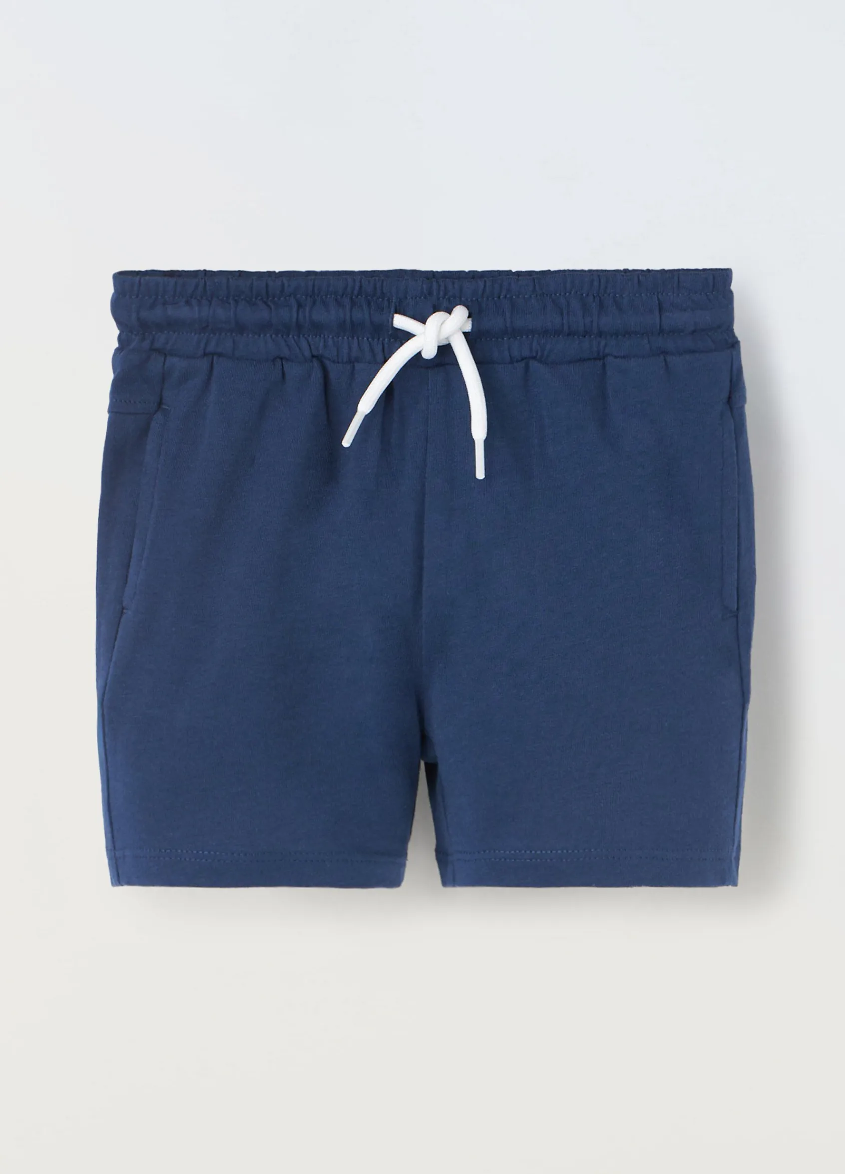 Blukids Shorts in puro cotone neonato- Pantaloni
