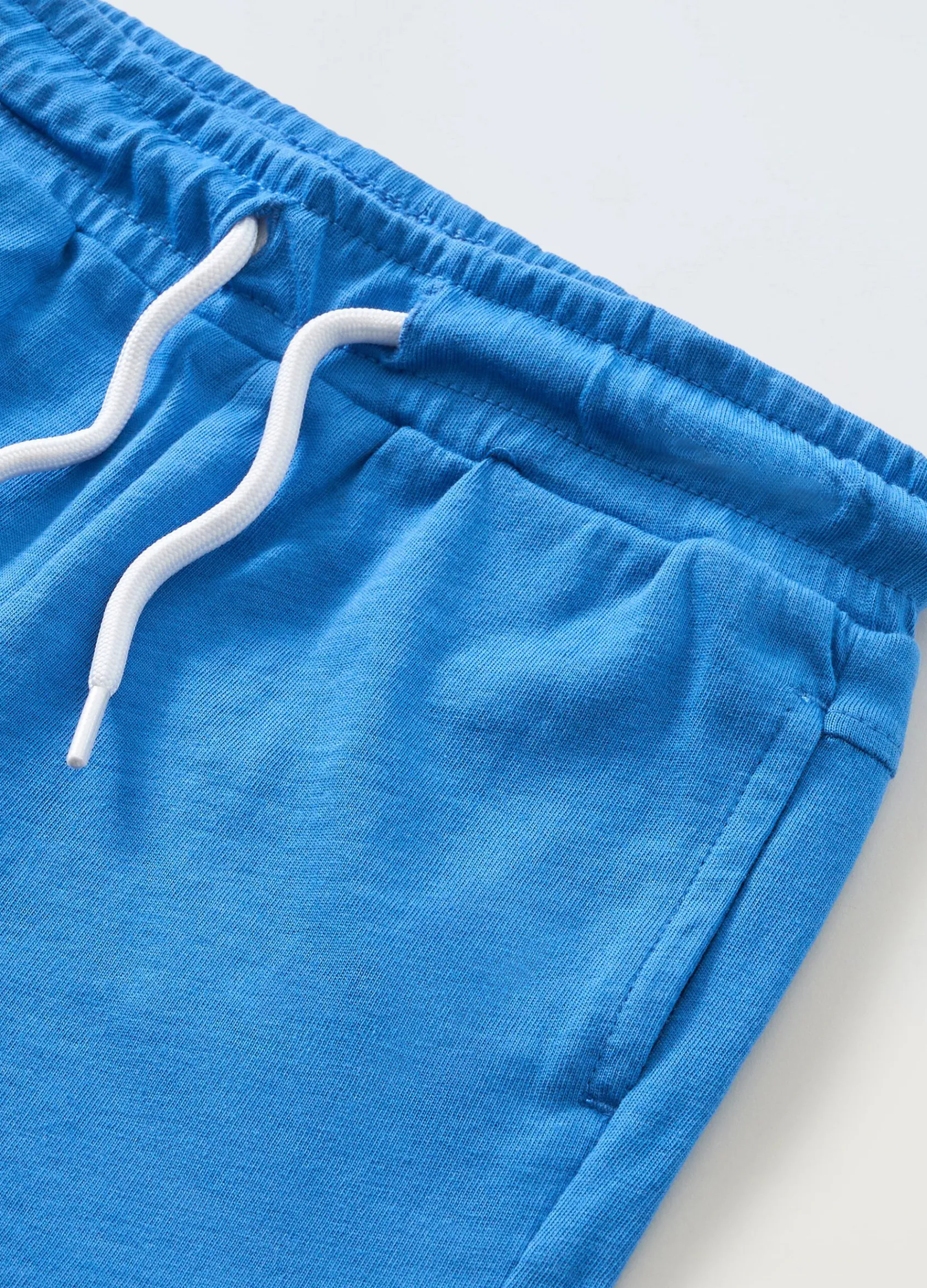 Blukids Shorts in puro cotone neonato- Pantaloni