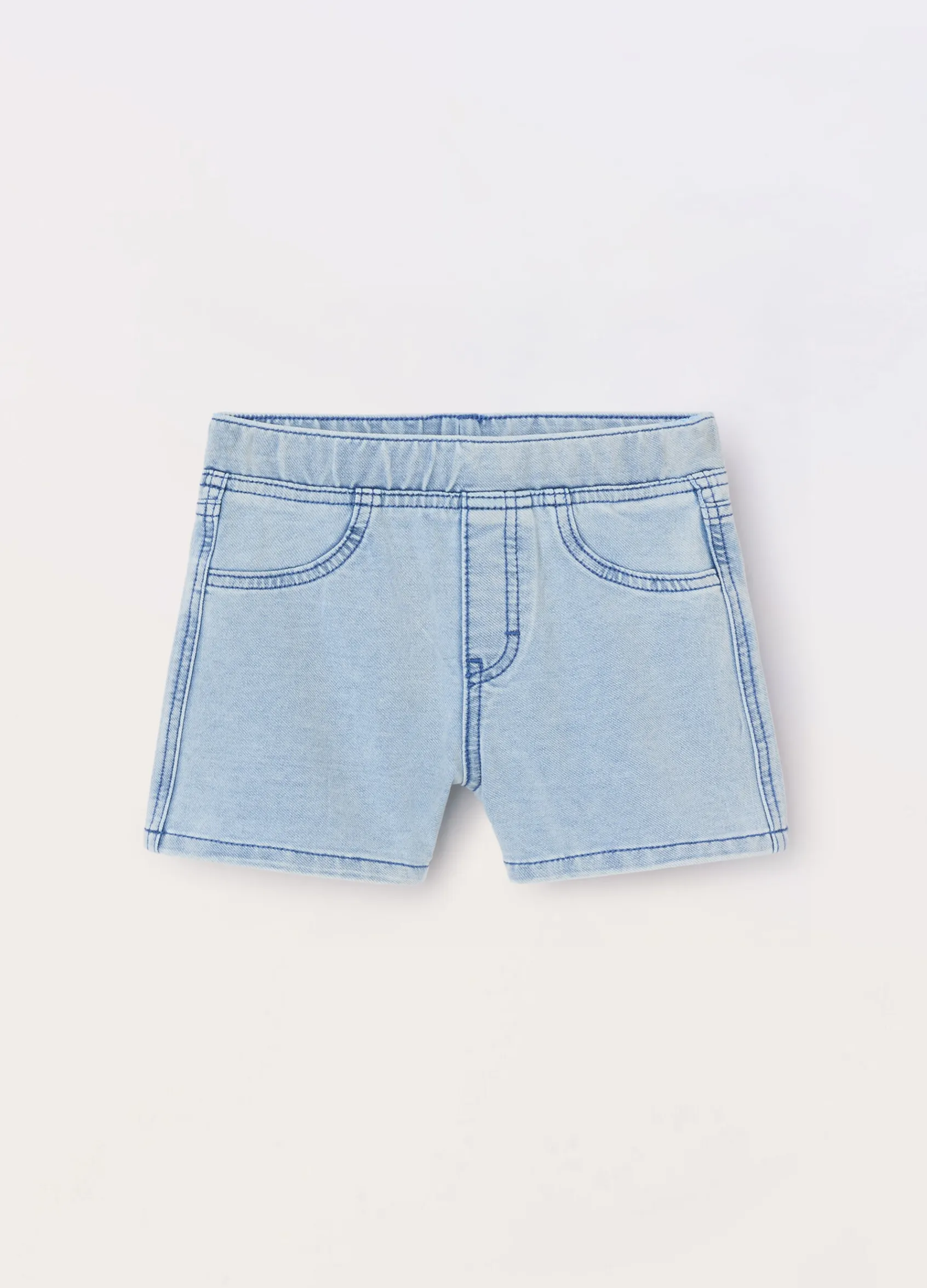 Blukids Shorts in stretch denim ragazza- Jeans