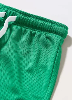 Blukids Shorts in tessuto mesh neonato- Pantaloni