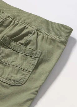 Blukids Shorts in twill di puro cotone neonato- Pantaloni